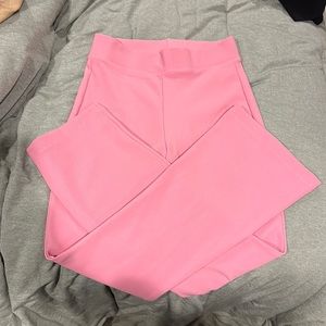 Zara pink flared pants
